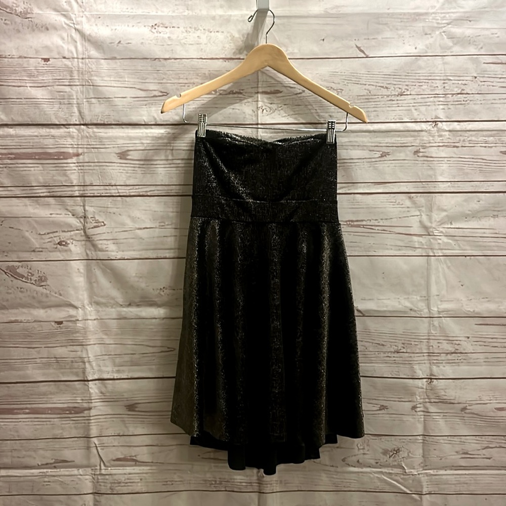 Strapless metallic Free People dress new with tags